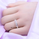 Nhẫn Bạc Nữ Trơn Thiết Kế Đính Đá N2408260047