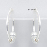 Bông Tai Bạc Nữ Kiểu Khong Tròn Đơn Giản Xinh Xắn H2410250032