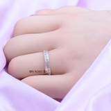 Nhẫn Bạc Cặp Đôi Nam Nữ Đính Đá N2408290015