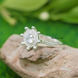 Nhẫn Bạc Nữ Đính Đá Sang Trọng  N2409010082