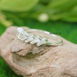 Nhẫn Bạc Nữ Trơn Thiết Kế Đính Đá Sang Trọng N2408260031