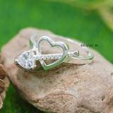 Nhẫn Bạc Nữ Mũi Tên Tình Yêu N2409060050