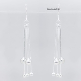 Khuyên Tai Bạc Nữ S990 Dải Quả Cầu 2 Kích Cỡ Sang Trọng H2410250015