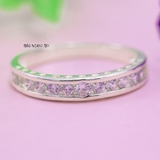 Nhẫn Bạc Nữ Trơn Thiết Kế Đính Đá N2408260052