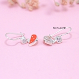 Khuyên Tai Bạc Cho Bé S925 Miếng Dưa Hấu Nhỏ Dễ Thương H2410240018