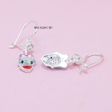 Khuyên Tai Bạc Cho Bé S925 Vịt Donal Ngộ Nghĩnh H2410240016