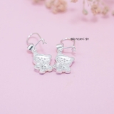 Khuyên Tai Bạc Cho Bé S925 Hình Gấu Xinh Xắn H2410240017