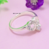Nhẫn Bạc Nữ Trơn Hình Trái Tim N2408260011