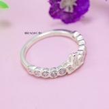 Nhẫn Bạc Nữ Trơn Thiết Kế Hình Vương Miện N2408260029