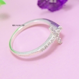 Nhẫn Bạc Nữ Trơn Hình Thánh Giá N2408260010