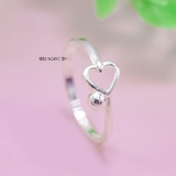 Nhẫn Bạc Nữ Teen Hình Trái Tim N2408280027