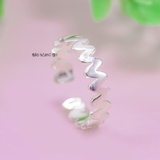 Nhẫn Bạc Nữ Teen Mở Trơn Không Đá N2408270024