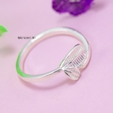 Nhẫn Bạc Nữ Teen Hình Chiếc Lá N2408280017