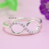 Nhẫn Bạc Nữ Teen Vô Cực Đính Đá N2408280010