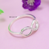 Nhẫn Bạc Nữ Teen Vô Cực Đính Đá N2408280010