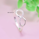 Nhẫn Bạc Nữ Teen Vô Cực Đính Đá N2408280010