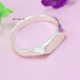 Nhẫn Bạc Nữ Trơn Không Đá N2408260072