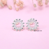 Bông Tai Bạc Nữ S925  Kiểu Nụ Tròn Cùng Những Ngôi Sao Nhỏ Xinh H2410230068