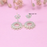 Bông Tai Bạc Nữ S925  Kiểu Nụ Tròn Cùng Những Ngôi Sao Nhỏ Xinh H2410230068