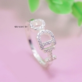 Nhẫn Bạc Nữ Teen Thiết Kế Dòng Chữ I DO N2408280046