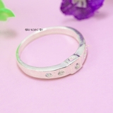 Nhẫn Bạc Cặp Đôi Nam Nữ Đính Đá N2408300026