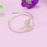 Nhẫn Bạc Nữ Teen Hình Chiếc Lá N2408280015