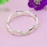 Nhẫn Bạc Nữ Lượn Sóng N2408270014