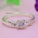 Nhẫn Bạc Nữ Teen Hình Bông Hoa Đính Đá N2408280052