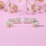 Bông Tai Bạc Nữ Kiểu Nụ Đá 5 Ly Sang Trọng Tinh Tế H2410230070