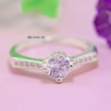Nhẫn Bạc Nữ Thiết Kế Đính Đá Sang Trọng