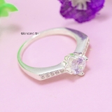 Nhẫn Bạc Nữ Thiết Kế Đính Đá Sang Trọng