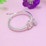Nhẫn Bạc Nữ Teen Mẫu Nhẫn Mở Hình Mặt Gấu N2408280038
