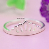 Nhẫn Bạc Nữ Teen Hình Vương Miện  N2408280014