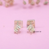 Bông Tai Bạc Nữ Nụ Kiểu Mê Cung Sáng Tạo Cá Tính H2410220081