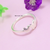 Nhẫn Bạc Nữ Teen Mẫu Nhẫn Mở Hình Cánh Bướm N2408280033
