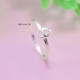 Nhẫn Bạc Nữ Teen Hình Ổ Khóa N2408280044