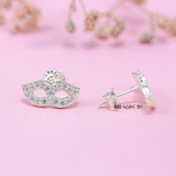 Bông Tai Bạc Nữ Kiểu Nụ Hình Chiếc Mặt Nạ Hoa Xinh Xắn H2410230076