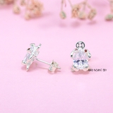 Bông Tai Bạc Nữ S925  Kiểu Nụ Cóc Thần Tài May Mắn H2410230003