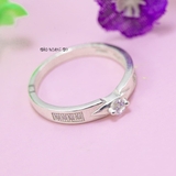 Nhẫn Bạc Cặp Đôi Nam Nữ Đính Đá N2408290023
