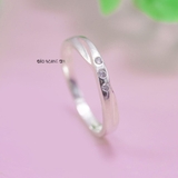Nhẫn Bạc Cặp Đôi Nam Nữ Đính Đá N2408300020