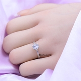 Nhẫn Bạc Nữ Đính Đá Sang Trọng  N2409020004