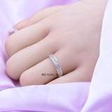 Nhẫn Bạc Nữ Trơn Thiết Kế Đính Đá N2408260052