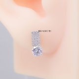 Bông Tai Bạc Nữ Kiểu Nụ Đá 5 Ly Sang Trọng Tinh Tế H2410230070