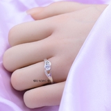Nhẫn Bạc Nữ Thiết Kế Đính Đá Sang Trọng  N2409020036