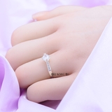 Nhẫn Bạc Nữ Thiết Kế Đính Đá Sang Trọng