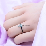 Nhẫn Bạc Nữ Thiết Kế Hình Thánh Giá N2409060061