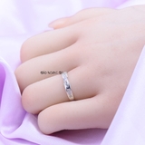 Nhẫn Bạc Cặp Đôi Nam Nữ Đính Đá N2408290023