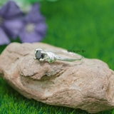 Nhẫn Bạc Nữ Phong Thủy Đá Đen N2409040121