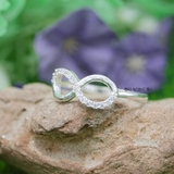 Nhẫn Bạc Nữ Teen Vô Cực Đính Đá N2408280010