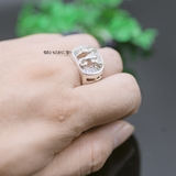 Nhẫn Bạc Nam Trơn Ít Đá N2408200026